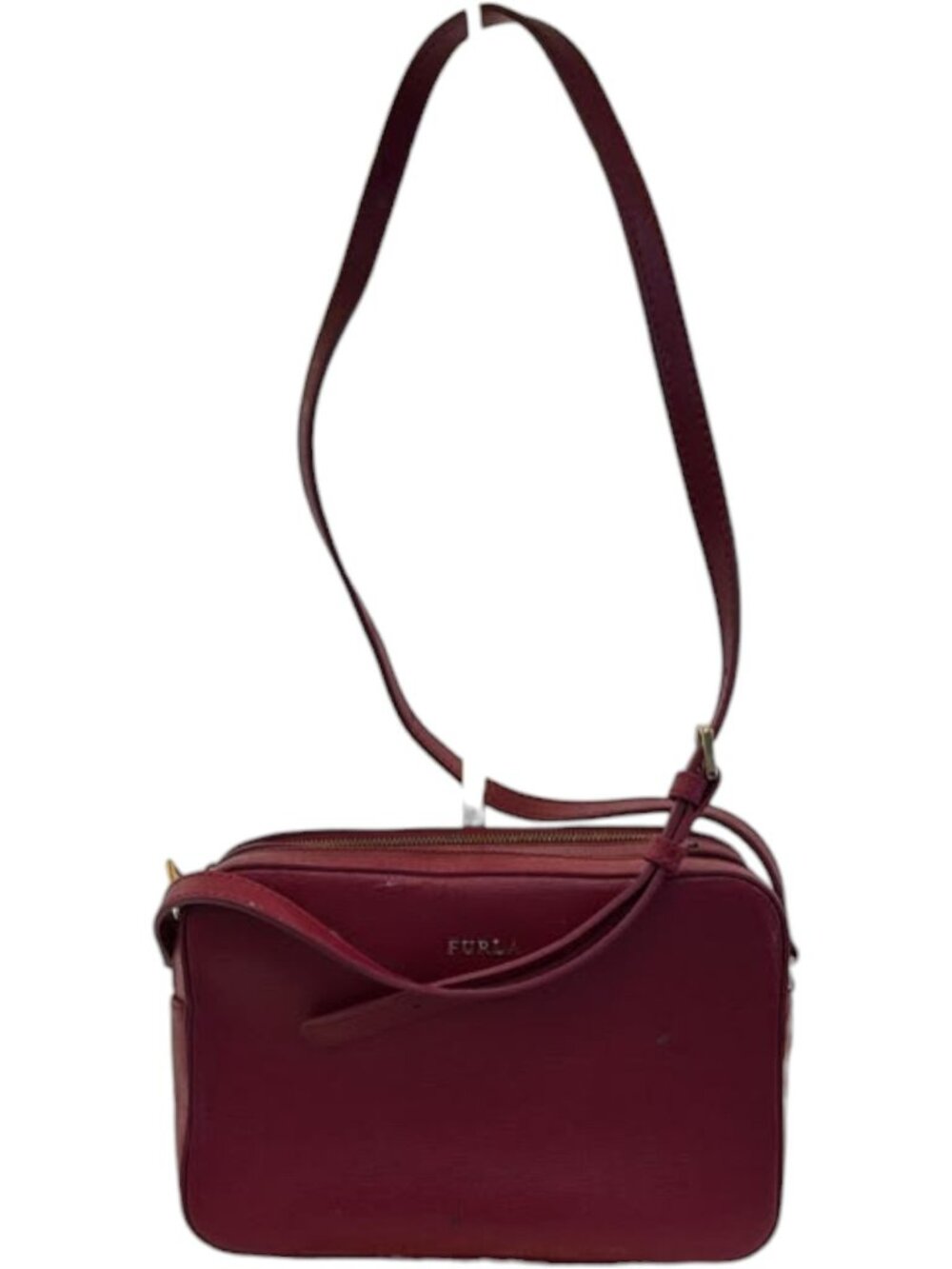 535150CR C1 Furla Crossbody Bag Red Leather